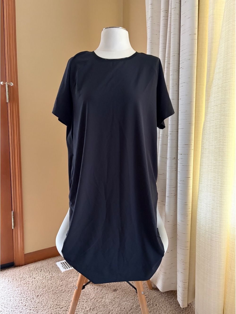 Women's  Zella short-sleeve activewear dress black M MEDIUM lightweight